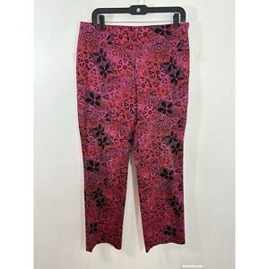 SIGRID OLSON Sport Stretch Cropped Skinny Pants  Sz 10 Multicolor